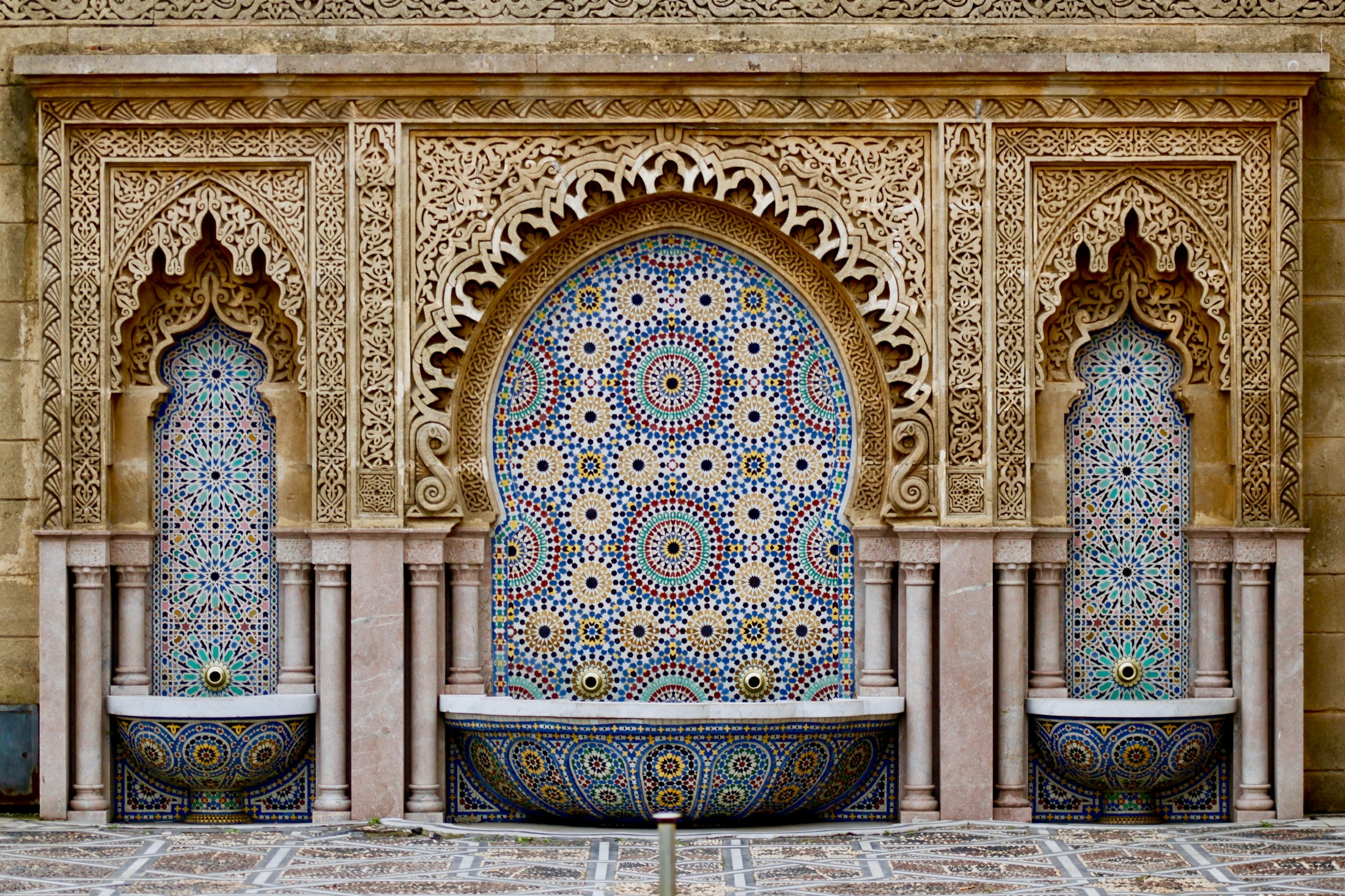 Architecture et mosaïques marocaines